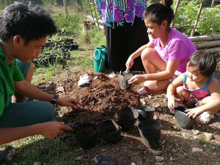 Organic Gardening at Bluewater Panglao