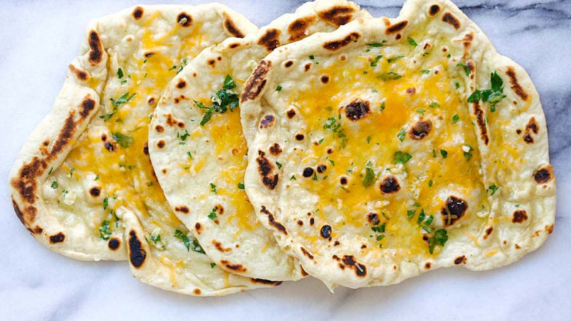 How to Make Cheesy Garlic Naan to Enjoy with Your Curry