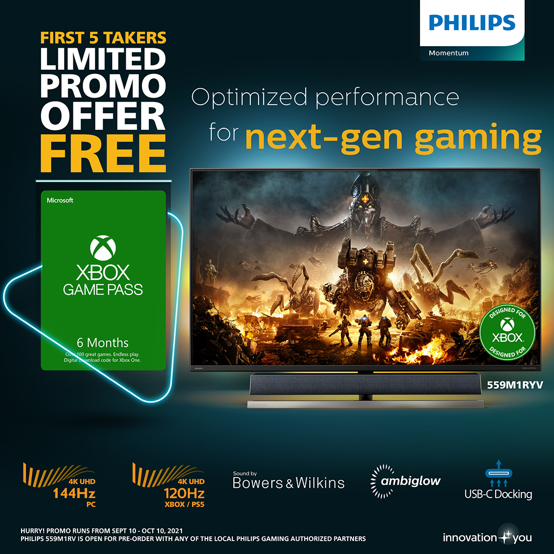Philips Monitors Gives Out Xbox Game Passes
