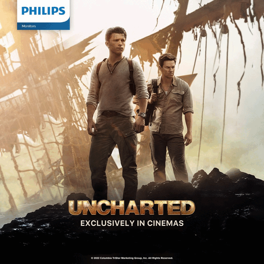 Philips Monitors x Sony Pictures Uncharted