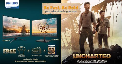 Philips Monitors Celebrates Partnership with Sony Pictures’ Uncharted with Thrilling Promo